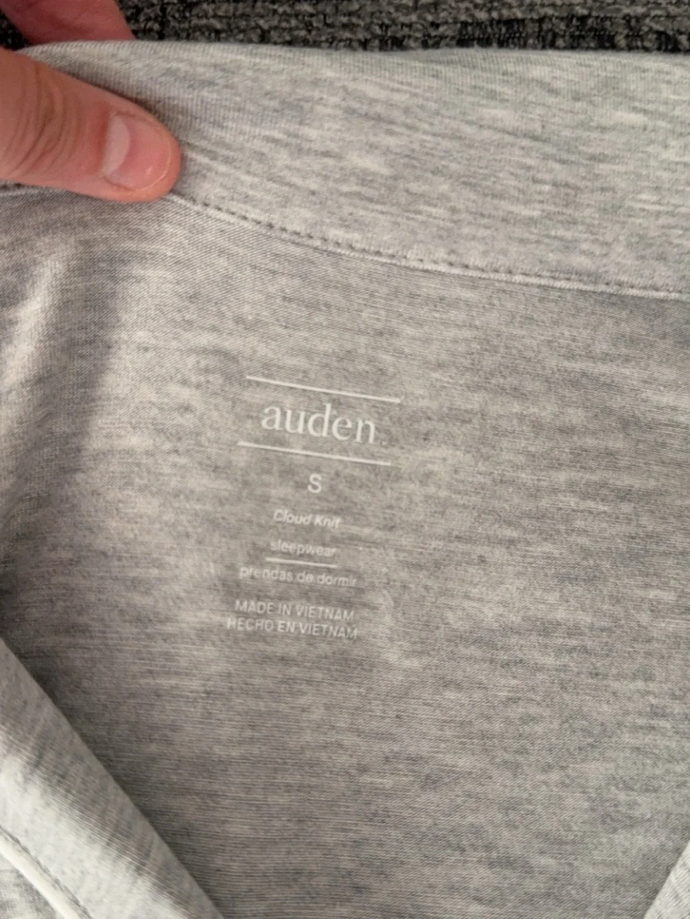 Target Short-Sleeve Gray Pajama Set - Picture 5 of 6